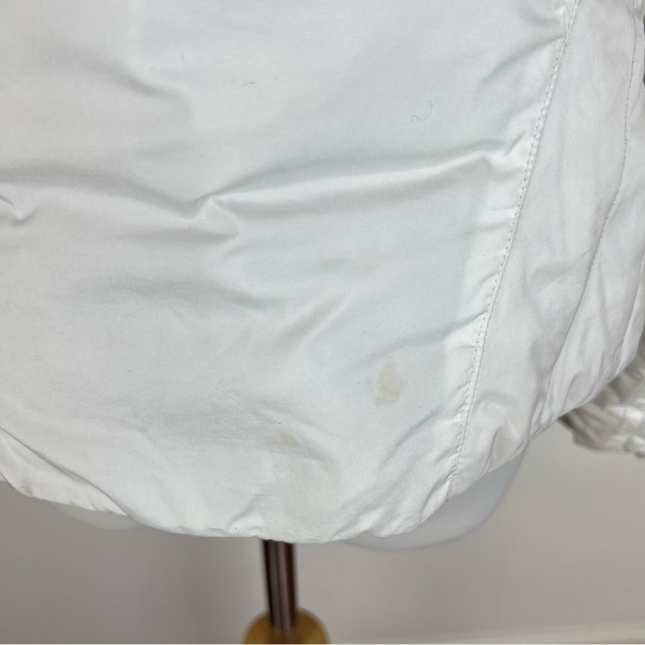 Add Down Revolve Puffer Coat White Jacket Size 2 - Picture 9 of 13